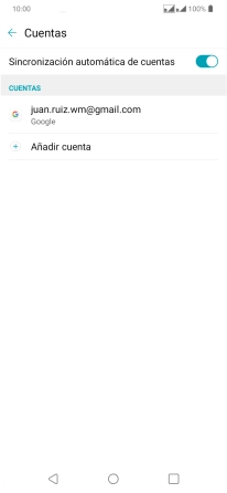 Pulsa Añadir cuenta.