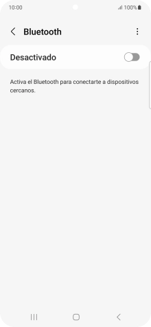Pulsa el indicador para activar la función.
