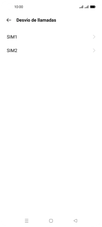 Pulsa la tarjeta SIM deseada.