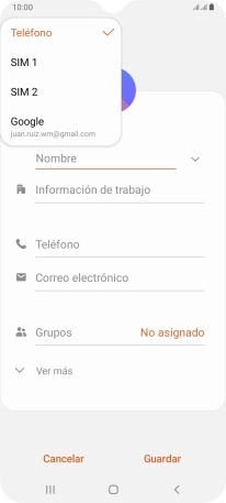 Pulsa Teléfono.