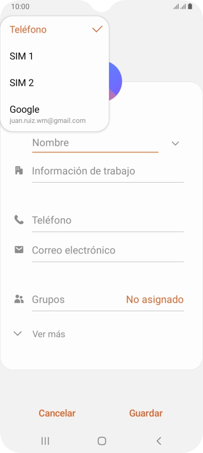 Pulsa Teléfono.