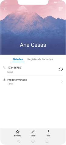 Pulsa la tecla de inicio para terminar y regresar a la pantalla de inicio.