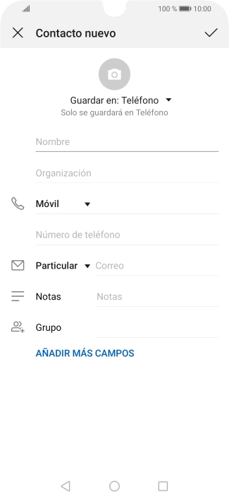 Pulsa la lista desplegable de la guía.