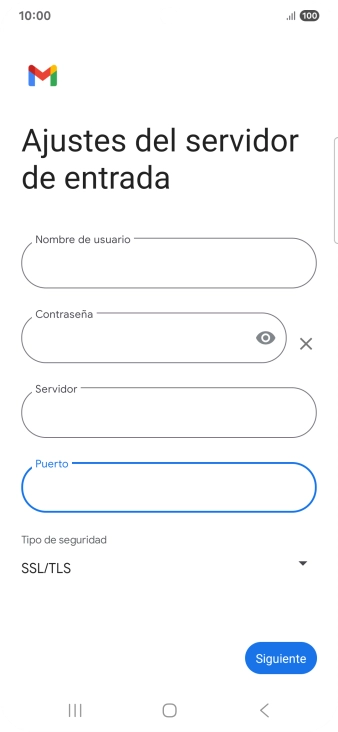 Pulsa Siguiente.