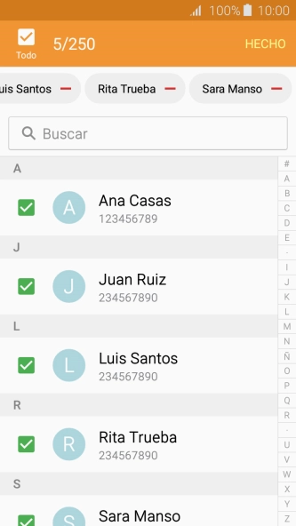 Pulsa HECHO.