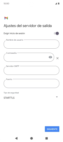 Pulsa el indicador junto a 
