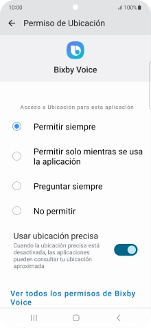 Pulsa el ajuste deseado.