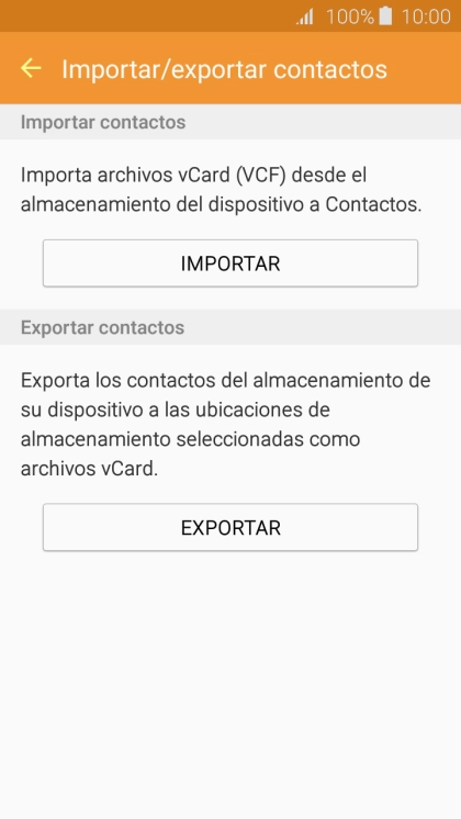 Pulsa IMPORTAR.