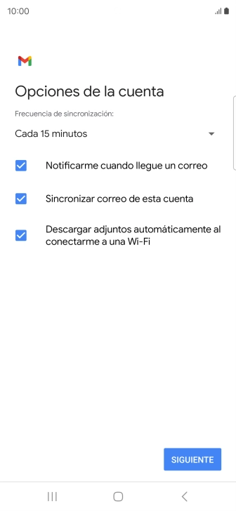 Pulsa la lista desplegable bajo 