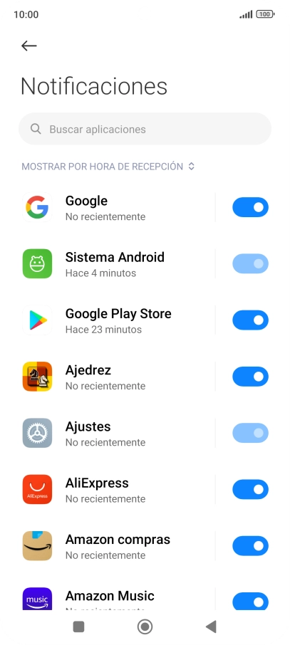 Pulsa la app deseada.