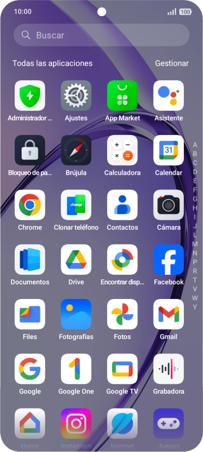 Pulsa Fotografías y desplázate a la carpeta deseada.