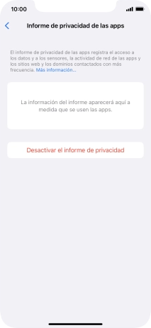 Desliza el dedo hacia arriba desde la parte inferior de la pantalla para terminar y volver a la pantalla de inicio.