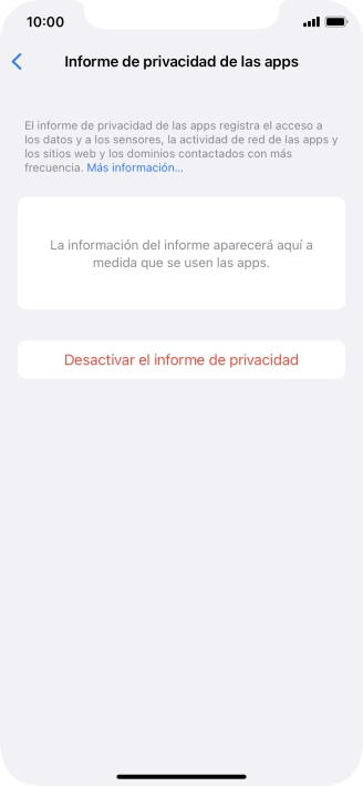 Desliza el dedo hacia arriba desde la parte inferior de la pantalla para terminar y volver a la pantalla de inicio.