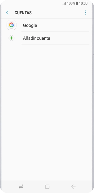 Pulsa Añadir cuenta.