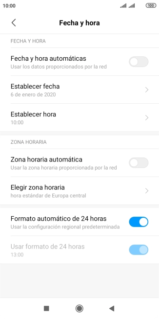 Pulsa el indicador junto a 