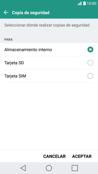 Pulsa Tarjeta SIM.