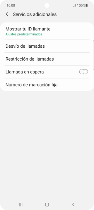 Pulsa el indicador junto a 