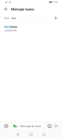 Pulsa el contacto deseado.