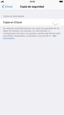 Pulsa el indicador junto a 