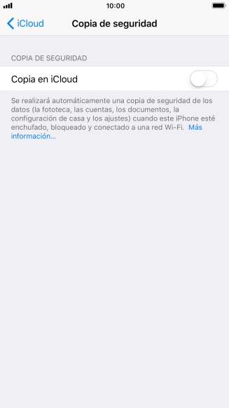 Pulsa el indicador junto a 