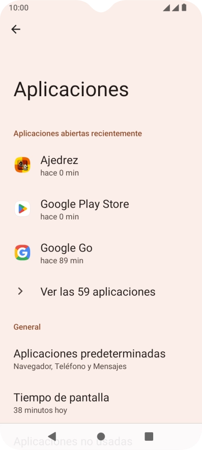 Pulsa Ver las aplicaciones.