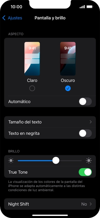 Pulsa el indicador junto a 