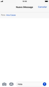 Pulsa el icono de enviar.