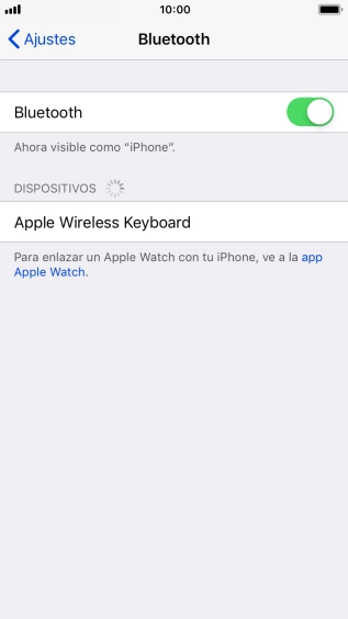 Pulsa el dispositivo Bluetooth deseado y sigue las indicaciones de la pantalla para vincular el dispositivo al teléfono.