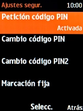 Selecciona Petición código PIN.