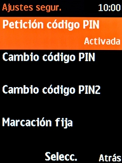 Selecciona Petición código PIN.