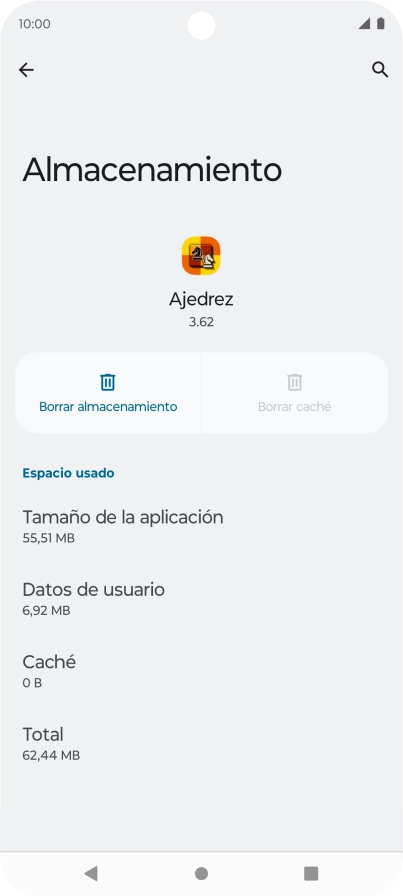 Pulsa la tecla de inicio para terminar y regresar a la pantalla de inicio.