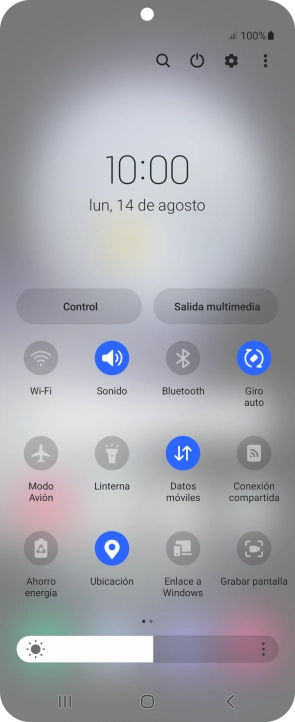 Pulsa el icono de ajustes.