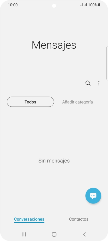 Pulsa el icono de menú. Pulsa el icono de menú.