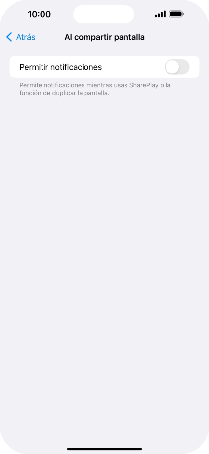 Pulsa el indicador junto a 