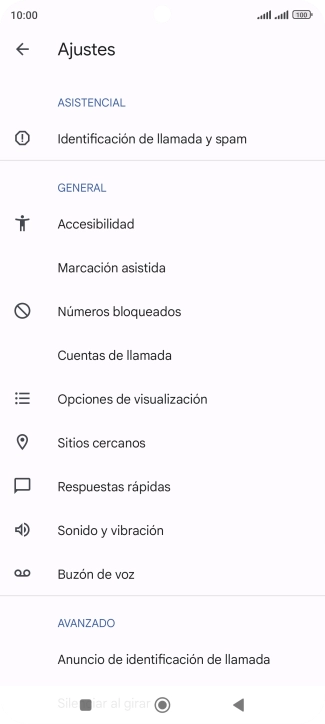 Pulsa Cuentas de llamada.