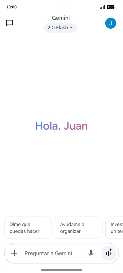 Pulsa el icono de perfil.