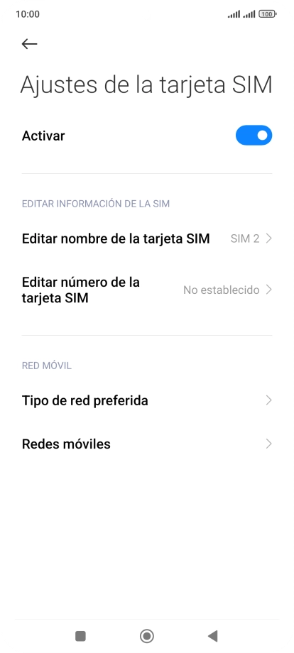 Pulsa el indicador junto a 