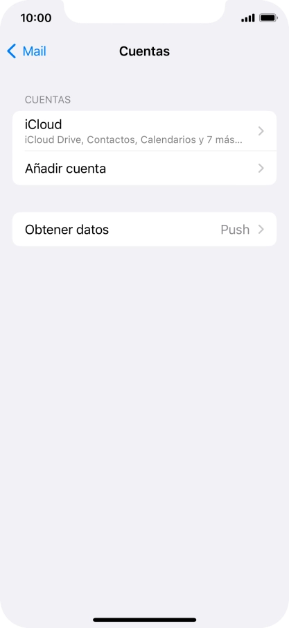 Pulsa Añadir cuenta.