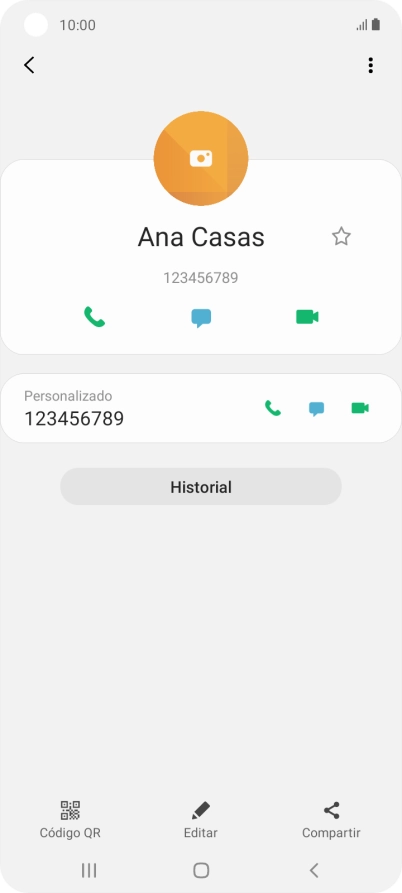 Pulsa la tecla de inicio para terminar y regresar a la pantalla de inicio.