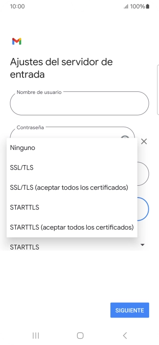 Pulsa SSL/TLS.