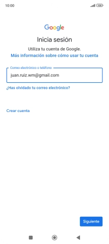 Pulsa Siguiente.