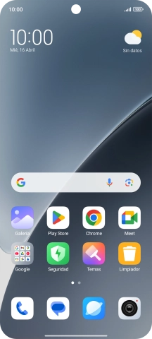 Desliza dos dedos hacia abajo desde la parte superior de la pantalla. Desliza dos dedos hacia abajo desde la parte superior de la pantalla.