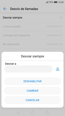 Pulsa DESHABILITAR.