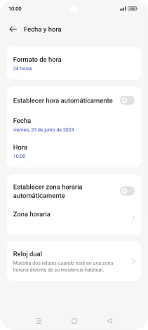 Pulsa el indicador junto a 
