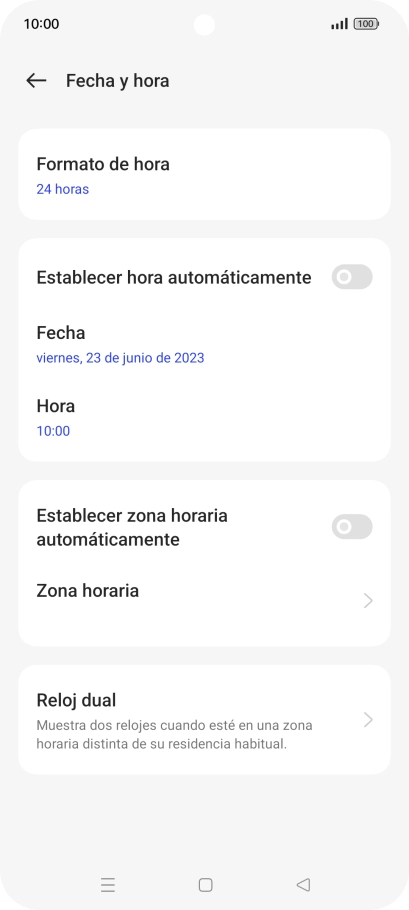 Pulsa el indicador junto a 