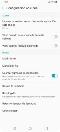 Pulsa Desvío de llamadas.
