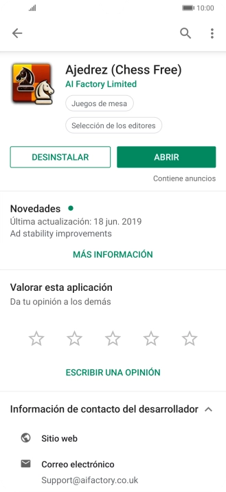 Pulsa DESINSTALAR. Pulsa DESINSTALAR.