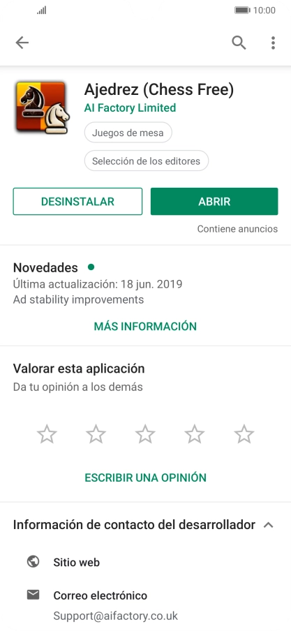 Pulsa DESINSTALAR. Pulsa DESINSTALAR.