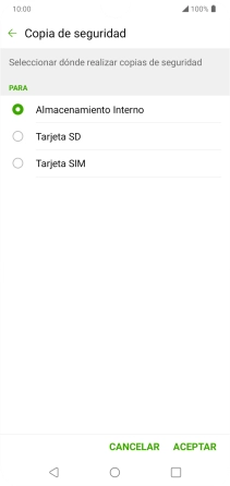 Pulsa Tarjeta SIM.