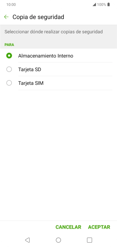 Pulsa Tarjeta SIM.